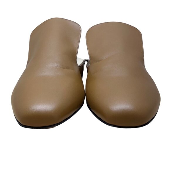 Want Les Essentiels Womens Tan Leather Mules Slip-On Size US8 (EU39) - Picture 2 of 7